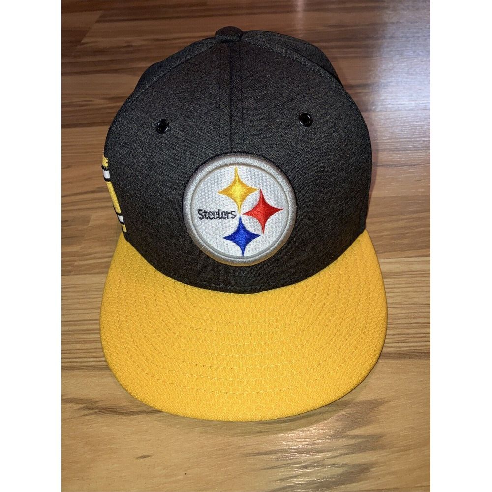 New Era 39Thirty Pittsburgh Steelers NFL Fitted Hat Cap‎ 6 5/8